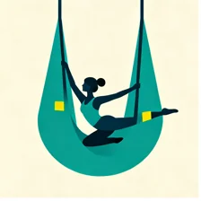 Aerostretching — растяжка в гамаках